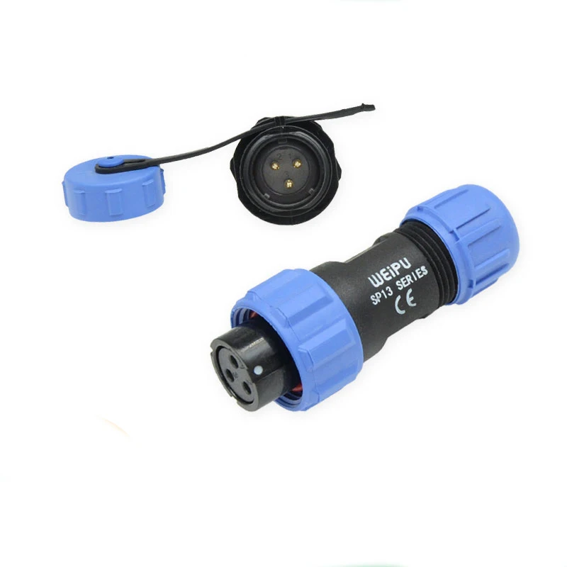 WEIPU SP1310/S SP1312/P 2 3 4 5 6 7 9PIN Easy Screp Screp Quick Lock Aviation Adapter Priemyselný elektrický vodotesný konektor SP13