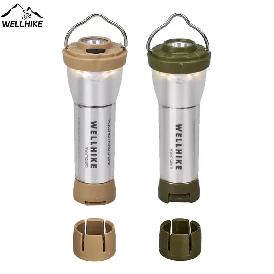 Wellhike LED prenosná stanová lampa vrecká/lampa na núdzové kempingové dodávky pre vonkajšie kempingové turistické vybavenie