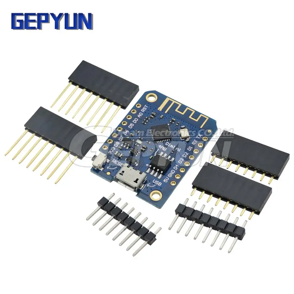 Wemos D1 Mini V3.0.0 WiFi Internet internetových dosiek založených na vývoji ESP8266 CH340 CH340G 4MB Nodemcu V2 Micropython for Arduino pre Arduino