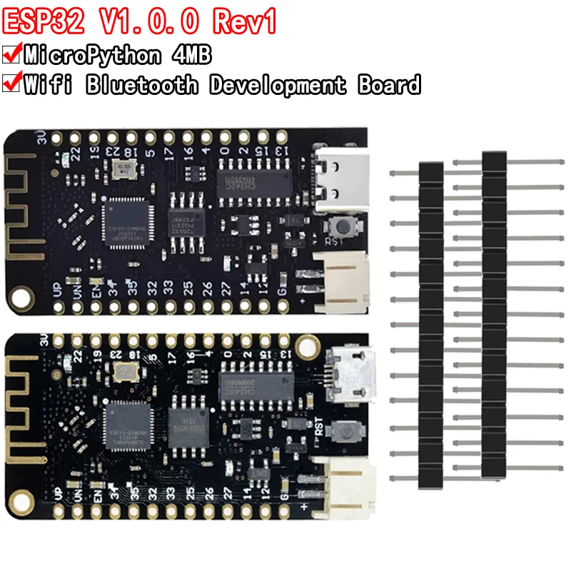 Wemos Lite V1.0.0 WiFi Bluetooth Development Board Anténa ESP32 ESP-32 Rev1 CH340G Micropython 4MB Micro USB pre Arduino pre Arduino