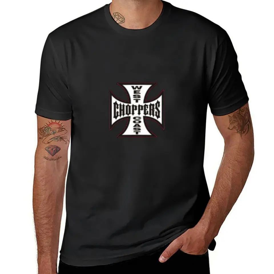West Coast Choppers Tričko Čierne chlapci Zvieraté letné oblečenie pánske košele vintage tričká