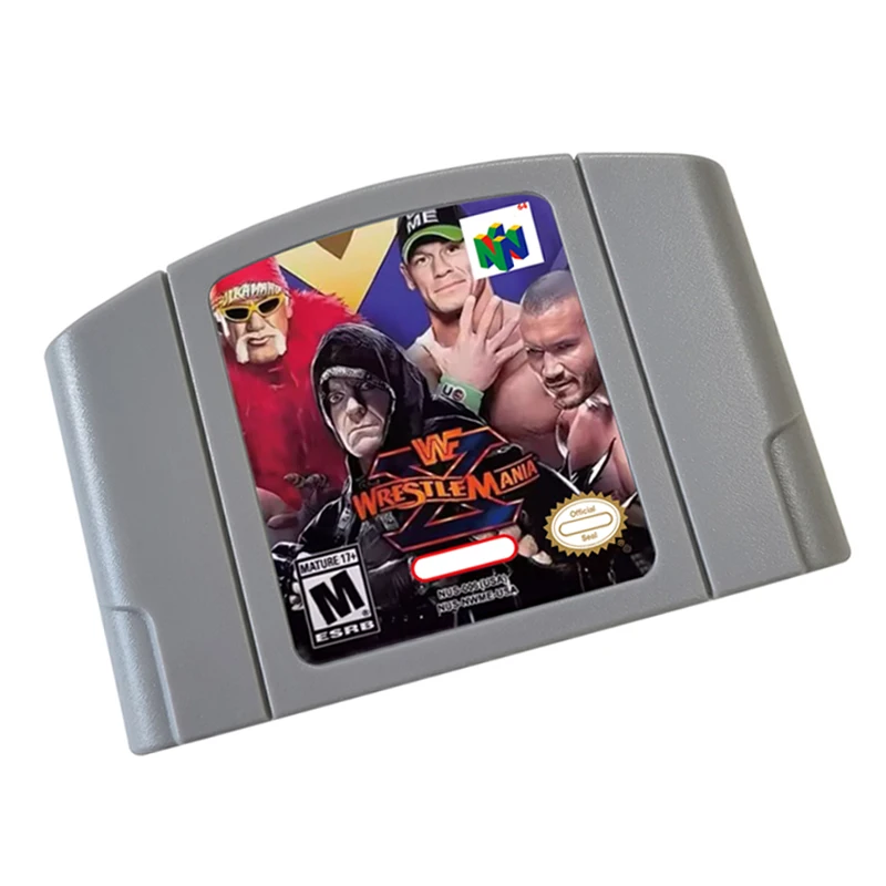 WF Wrestle Mania X Video Game Cabtridge USA Verzia pre hernú konzolu N64