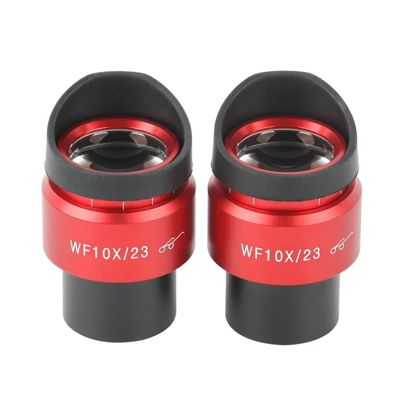 WF10X/23 mikroskop široký uhlový okuliar Ocva EyePoint Objektív nastaviteľné široké pole 30 mm širokopásmový mikroskopový okuláre