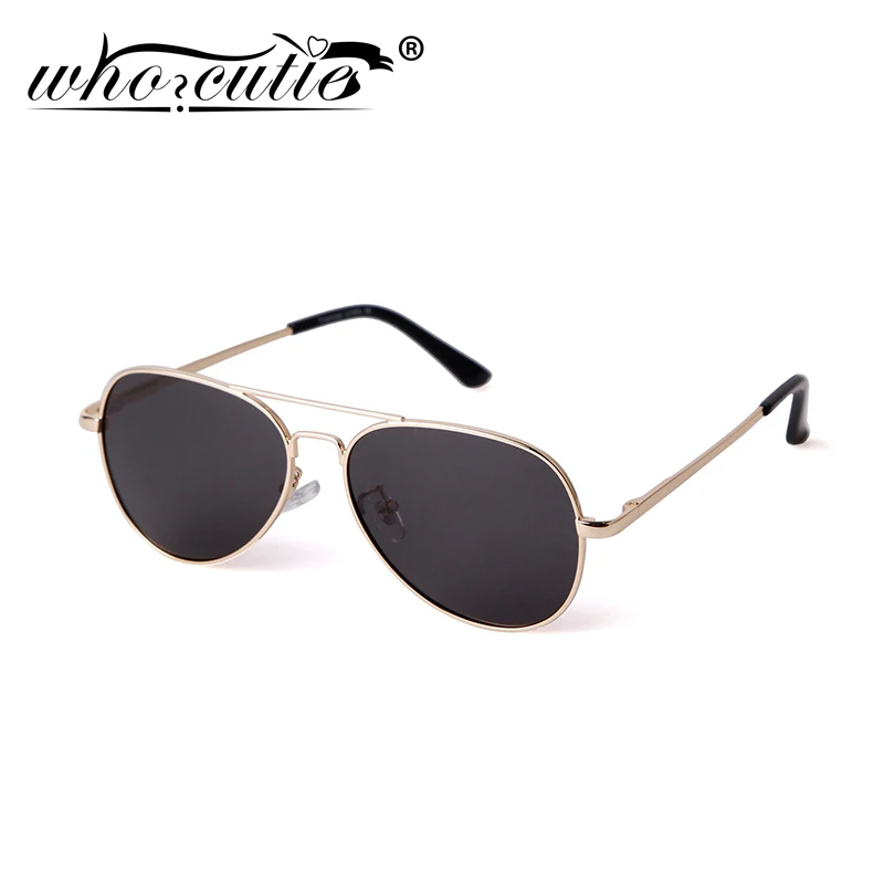 WHO CUTie Child Slnečné okuliare Polarizované vysokokvalitné dizajn značky 2020 Aviation Frame Kids slnečné okuliare Shades Girl Boy Goggles S172