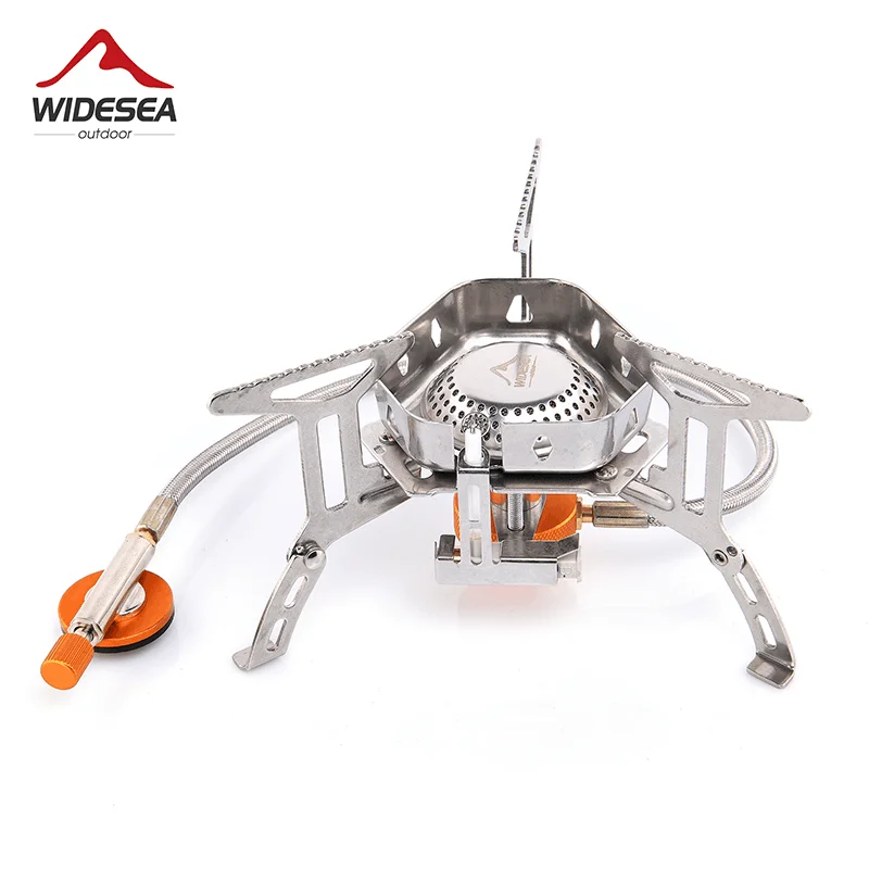 Widesea Camping Proof Adind Plyn Burner Outdoor Strong Fire Stover Ohrievač turistické vybavenie Dodávky Turistické výlety pre prežitie kuchyne