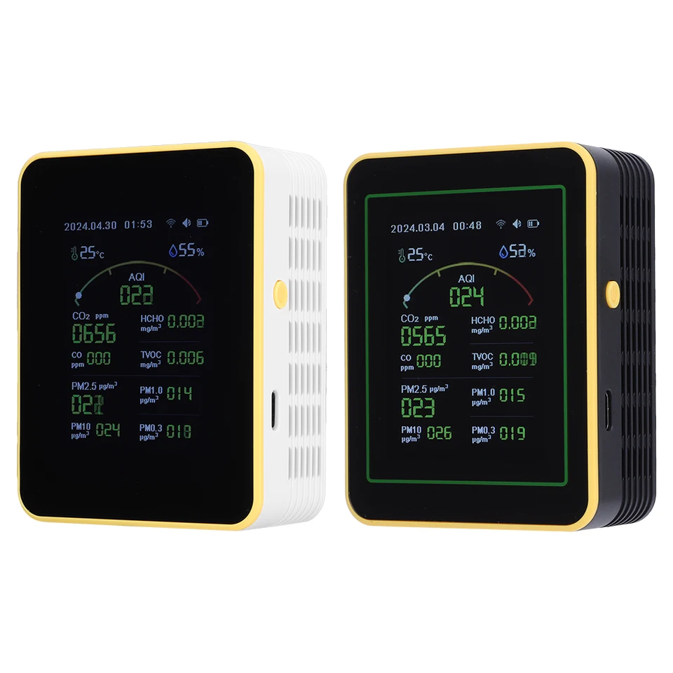 WiFi 15 v 1 detektor kvality ovzdušia domácnosť CO CO2 TVOC HCHO Tester Tester Tester vlhkosti pre domácnosť/kanceláriu/škola/sklad