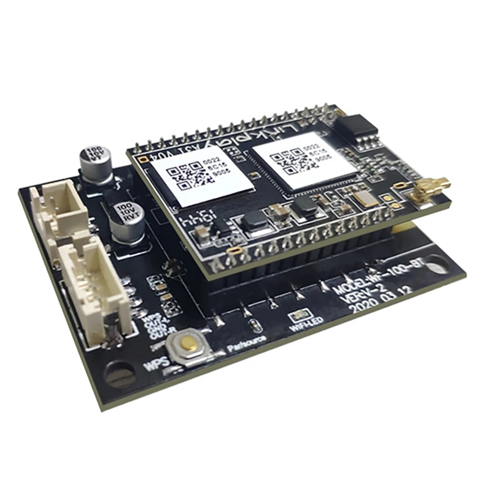 WiFi 2.4g a modul zvukovej dosky Bluetooth 5.0 s AirPlay Spotify 20Hz - 20 kHz pre inteligentný zosilňovač reproduktorov pre DIY