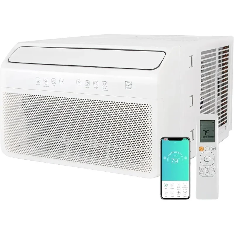 WiFi povolené menič klimatizácie Smart Window AC Unit Cholní sa až do ultra tichej úspory energie s diaľkovým diaľkom