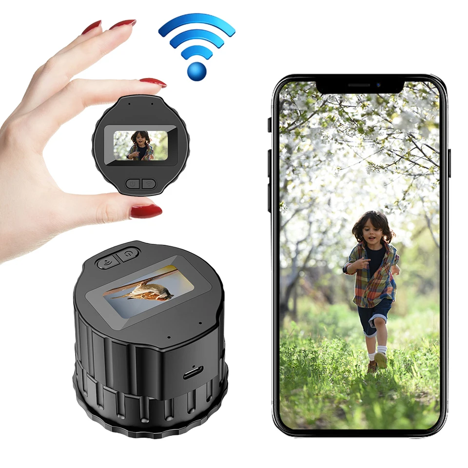 WiFi Telescope Eyepiece Camera 1,5 palca TFT obrazovky prenosné špinavé fotoaparát 1080p elektronické okuliare kamera 1 000 mAh