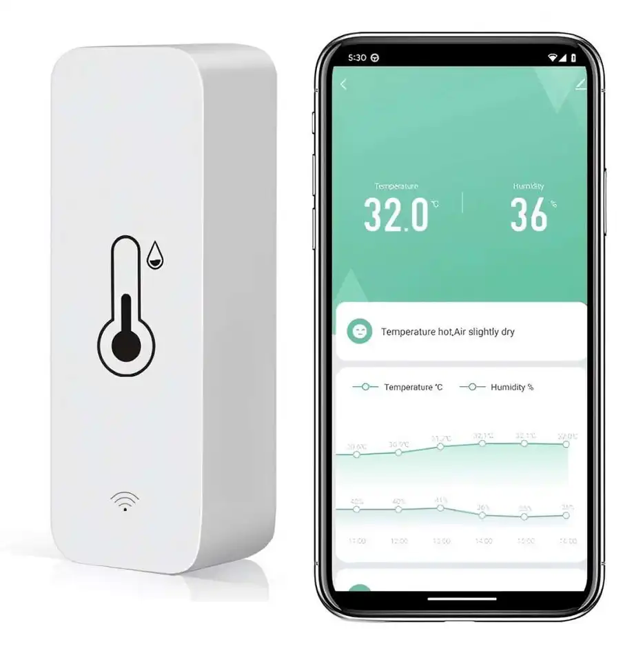 WiFi teplota vlhkosť senzora WiFi teplota vlhkosť senzor Cozylife