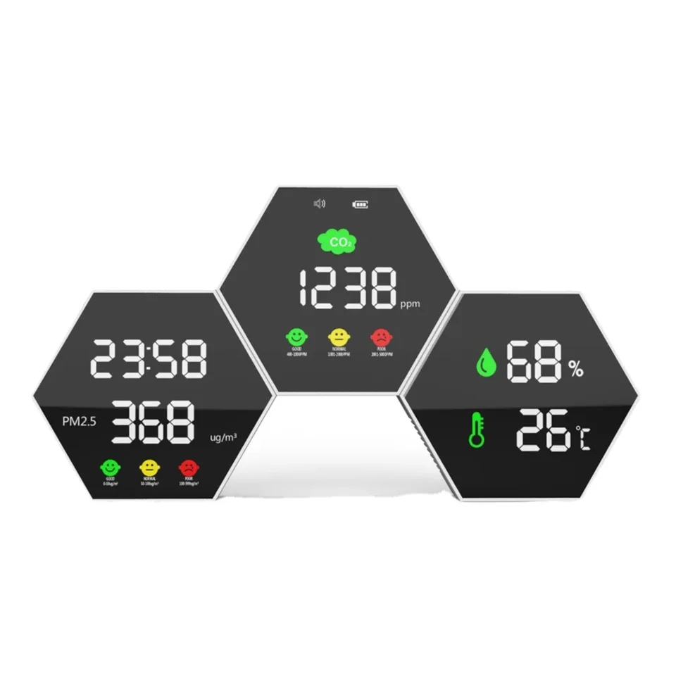 WiFi Wall Mount Senzory kvality vzduchu
