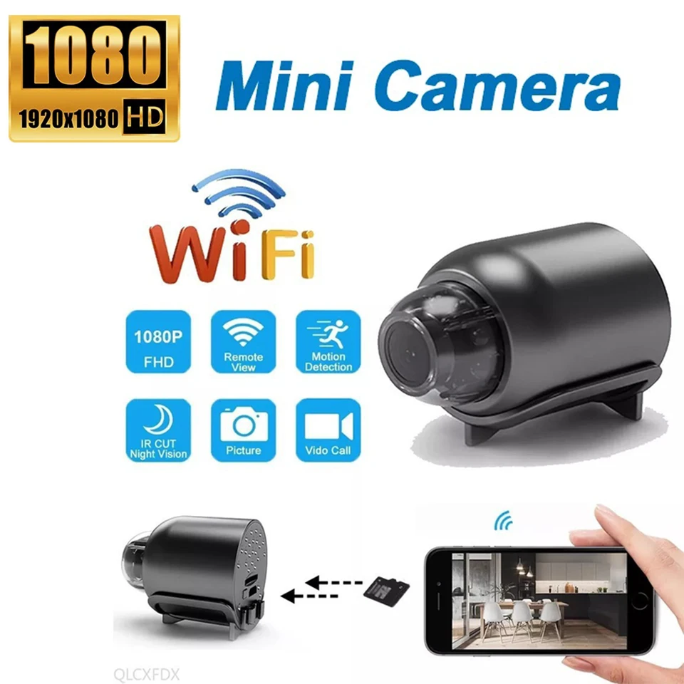 WiFi Wireless Camcorder Mini Camera pre deti Malé sledovanie kamery Micro Cam Digitálne fotoaparáty detské akcie Miniatúrne video