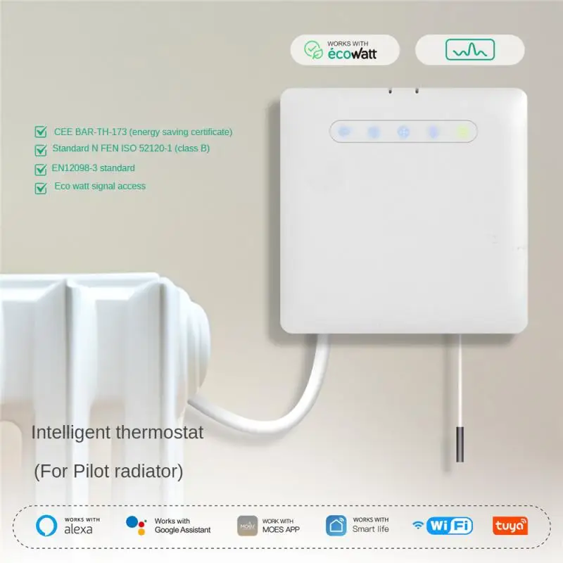 WIFI/ZIGBEE SMART TERMOSTAT PRE PILOT DREJOVÉHO ZAPRAVNOSTI PODPORU ECOWATT ECOWATT ELECTRICKÁ MONILING DISTOČNÉ OVLÁDANIE Alexa Google
