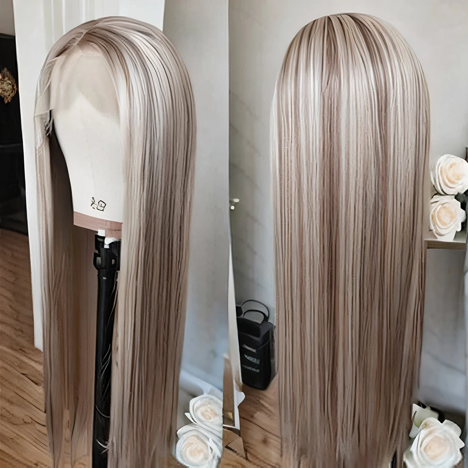 Wigirl 30inch zvýraznenie blondínky 13x4 čipky predné ľudské vlasy parochň