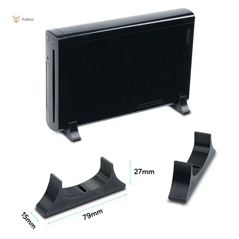 Wii U host vysoko kvalitný materiál Game Console Base Bracket 3D Tlač stabilných podporných herných konzol pre zobrazenie gadgetov