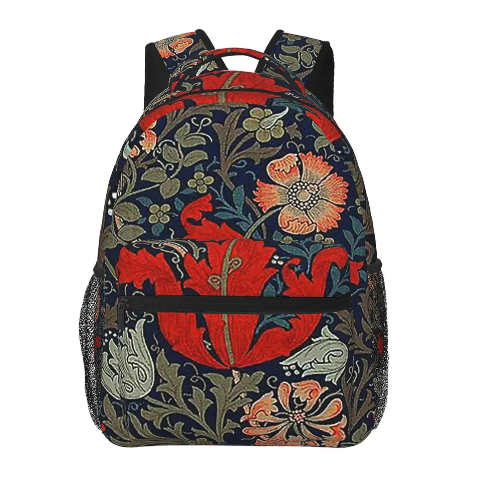 William Morris Compton batohy chlapci dievčatá Študenti Bookbag Študenti Školské tašky Karika