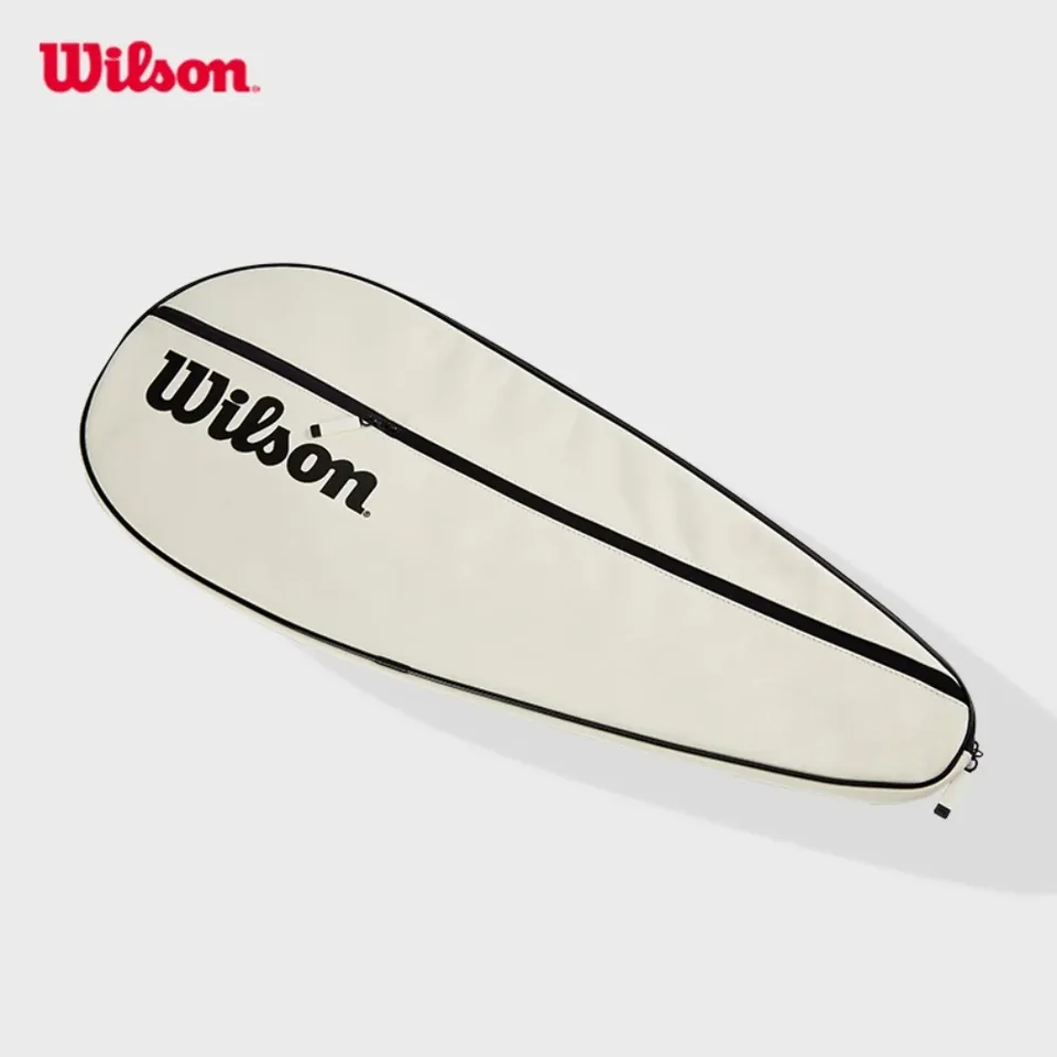 Wilson Pro Staff V14 Premium 1 Pack Racquet Cover Denný ľahký tenisový taška Prenosný kurt pre prenosný kurt Single Racket Bag WR8028401001