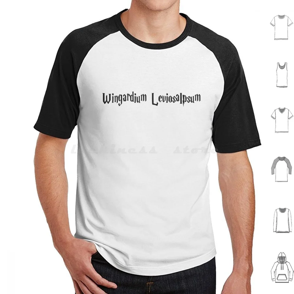 Wingardium leviosaipsum Potter T tričko Men ženy deti 6xl Hermiona Granger Draco Malfoy Hufflepuff Ravenclaw Snape Dumbledore