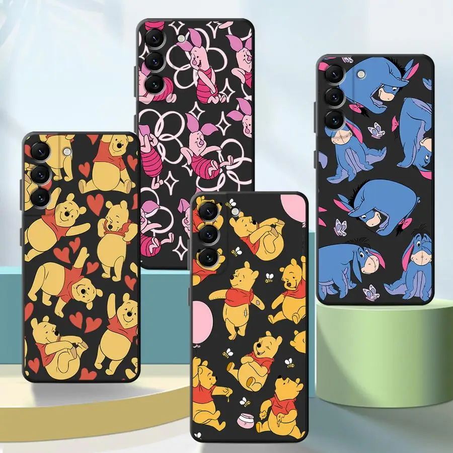 Winnie the Pooh priateľ telefónu pre puzdro pre Samsung Galaxy Note 20 Ultra 10 Plus Lite 9 8 S10 4G Plus S9 Plus S8 Plus Case