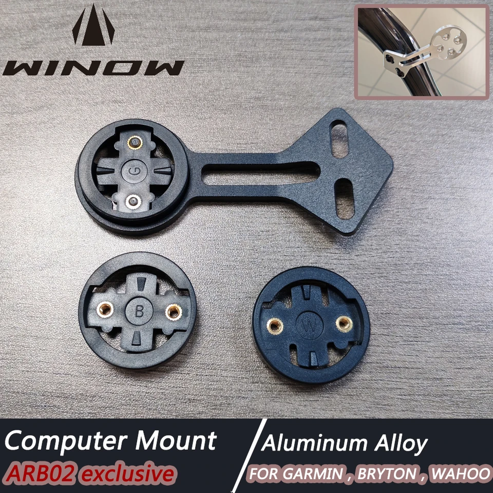 Winowsports Alloy TT počítačový držiak pre najnovší model Carbon TT Restbars ARB02 pre uhlíkové TT riadidlá HB052