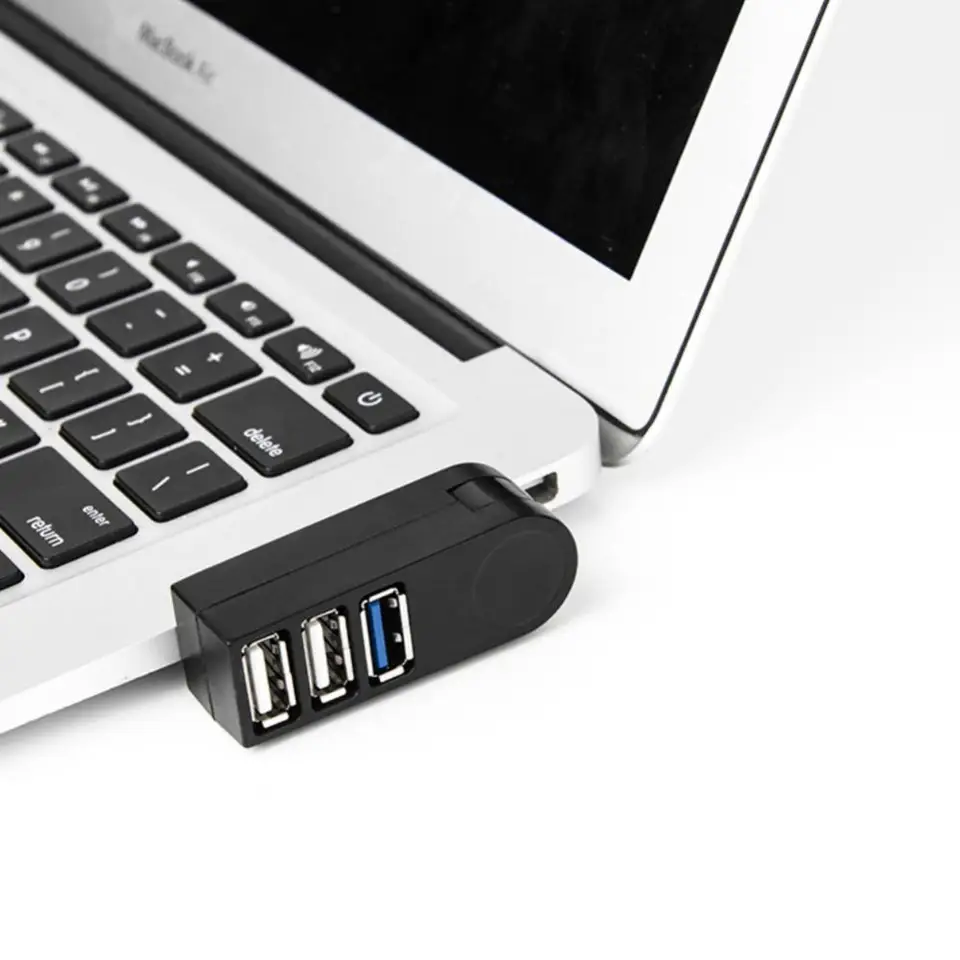 Wireless 3 in 1 USB 3,0 HUB pre prenosný adaptér PC počítač USB nabíjací hub notebook Splitter Extension DELL HP Príslušenstvo