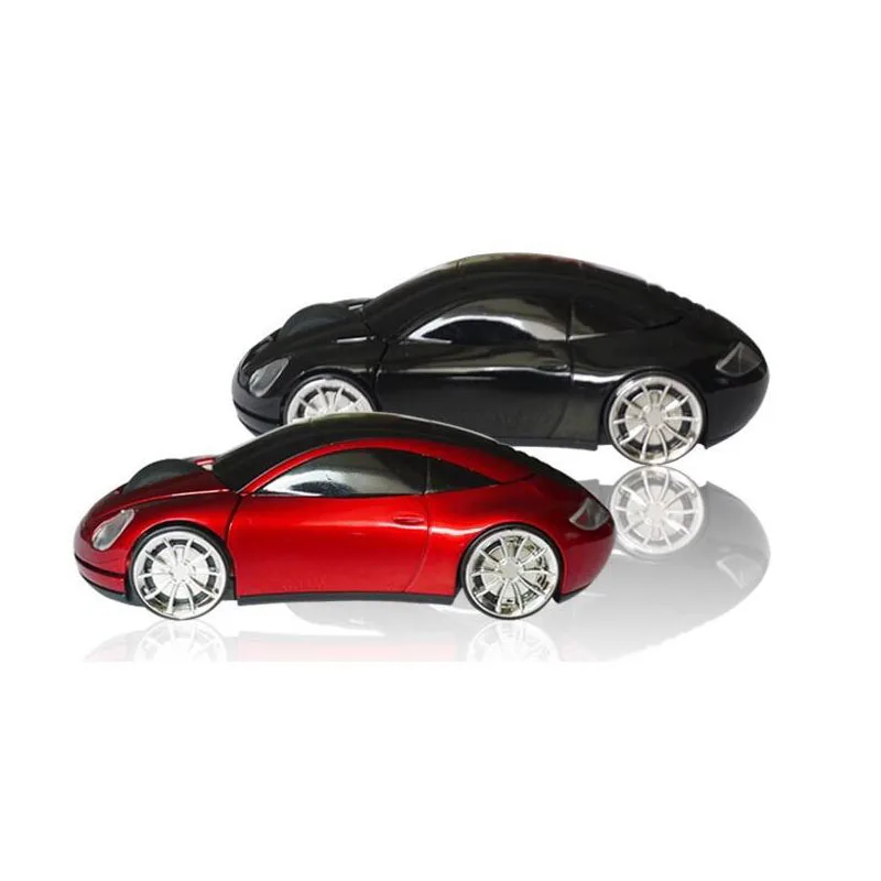 Wireless Mouse Fashion Super Automobil myši v tvare auta 2,4 GHz Optická myš pre PC prenosný počítač Office