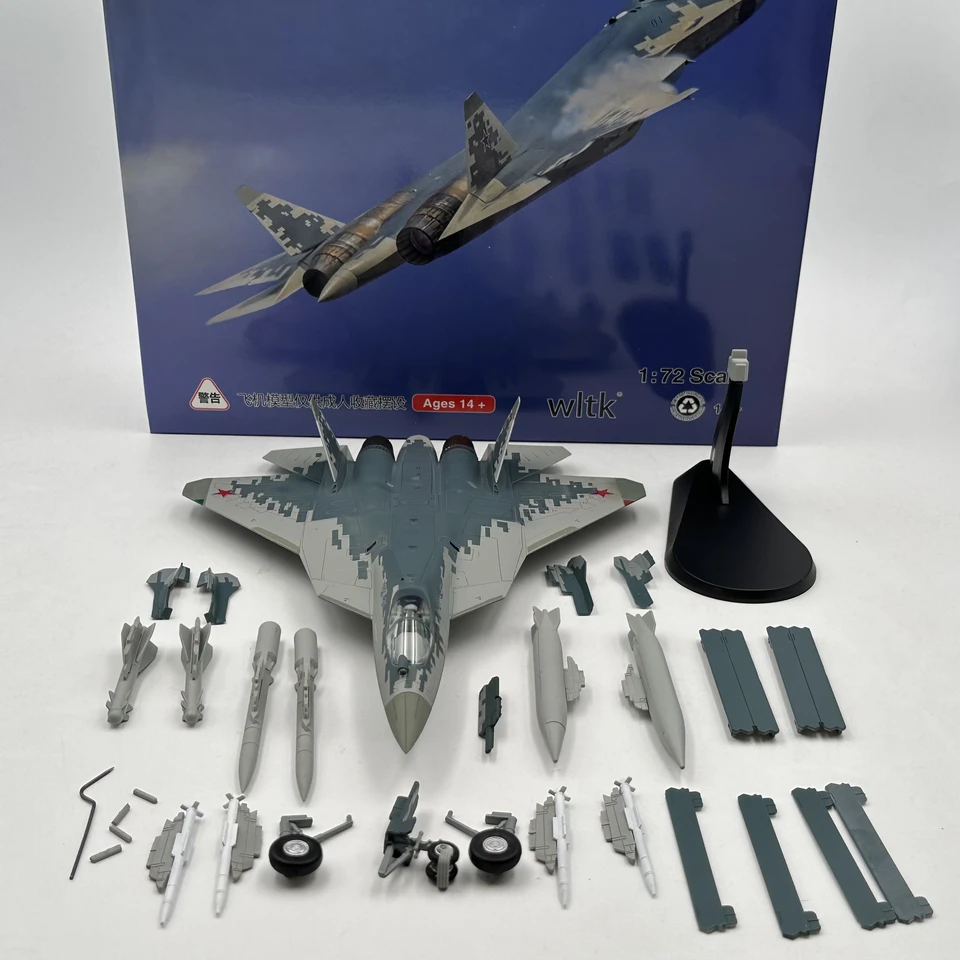 WLTK Ruská letectvo Sukhoi SU-57 Felon #01 Stealth Fighter 1/72