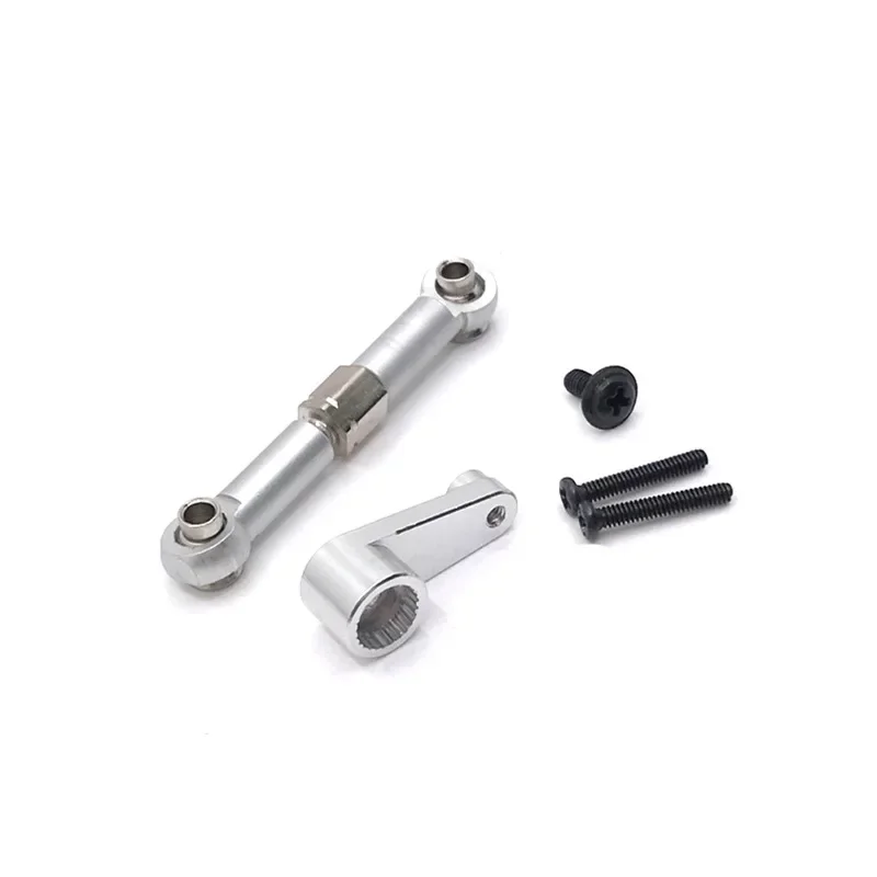 WLTOYS 144010 144001 144002 124017 124016 124018 124019 RC Modifikácia vozidla, kovové riadiace prevodové vybavenie a rameno prevodovky volantu