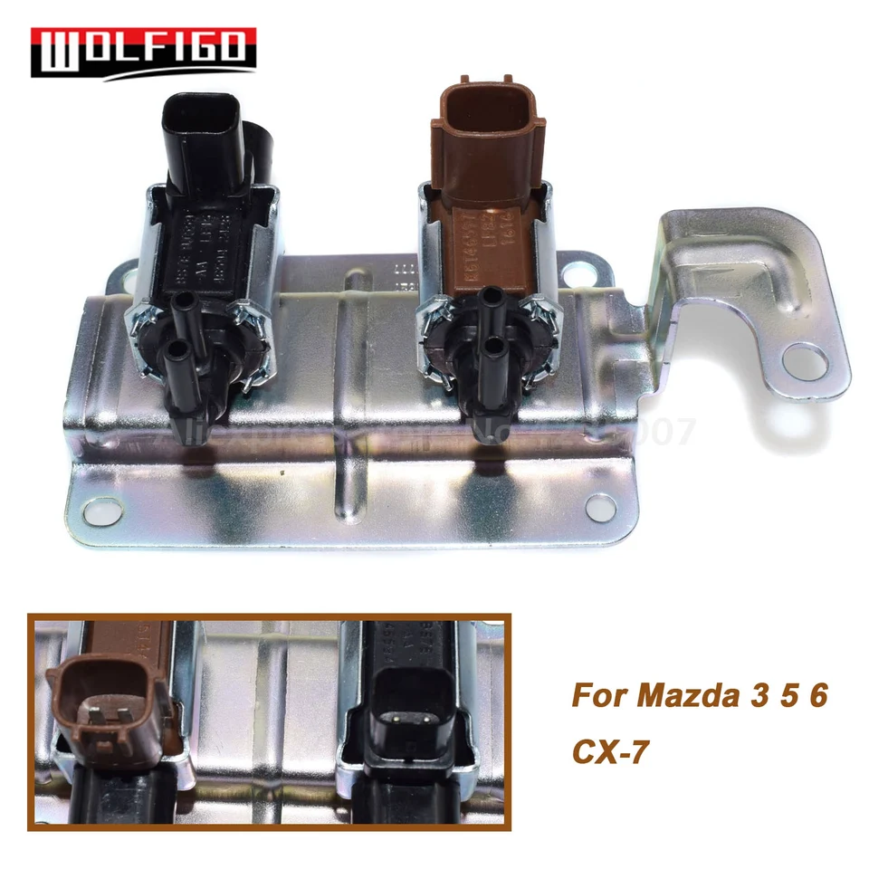 Wolfigo parné canister purge solenoidný ventil pre Mazda 3 BK BL BM 5 6 GH CX-7 K5T81980, K5T81297, K5T81777, K5T46597, LF82-18-740