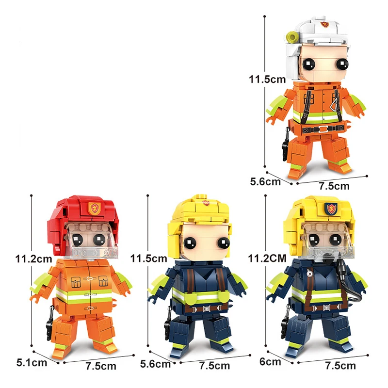 Woma Building Blocks Swat Team Soldier 4 In 1 Sniper Scout Riot Guard Brickheadz Mech Deti Zhromaždené modelové hračky na darčeky