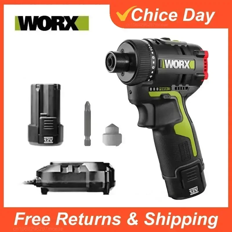 WORX WU129 ADVERNÝ SCREVRIVER DUÁLNA Rýchlosť 40nm 12V 1800 ot./minpm bez kefy NASTAVENIE NÁVRATNÉHO TORE NÁVRH PRIEMY Vŕtač