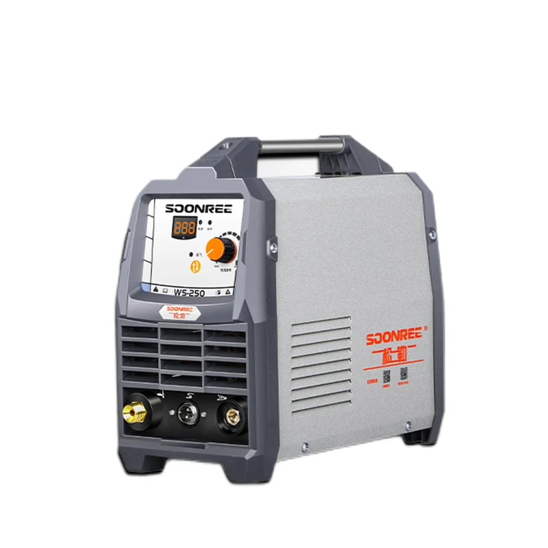 WS-200A 250A Inverter Nerezová oceľ Argon Argon Arc Welding Stroj 220V Domácnosť Malé dvojpoufické priemyselné zváranie za studena