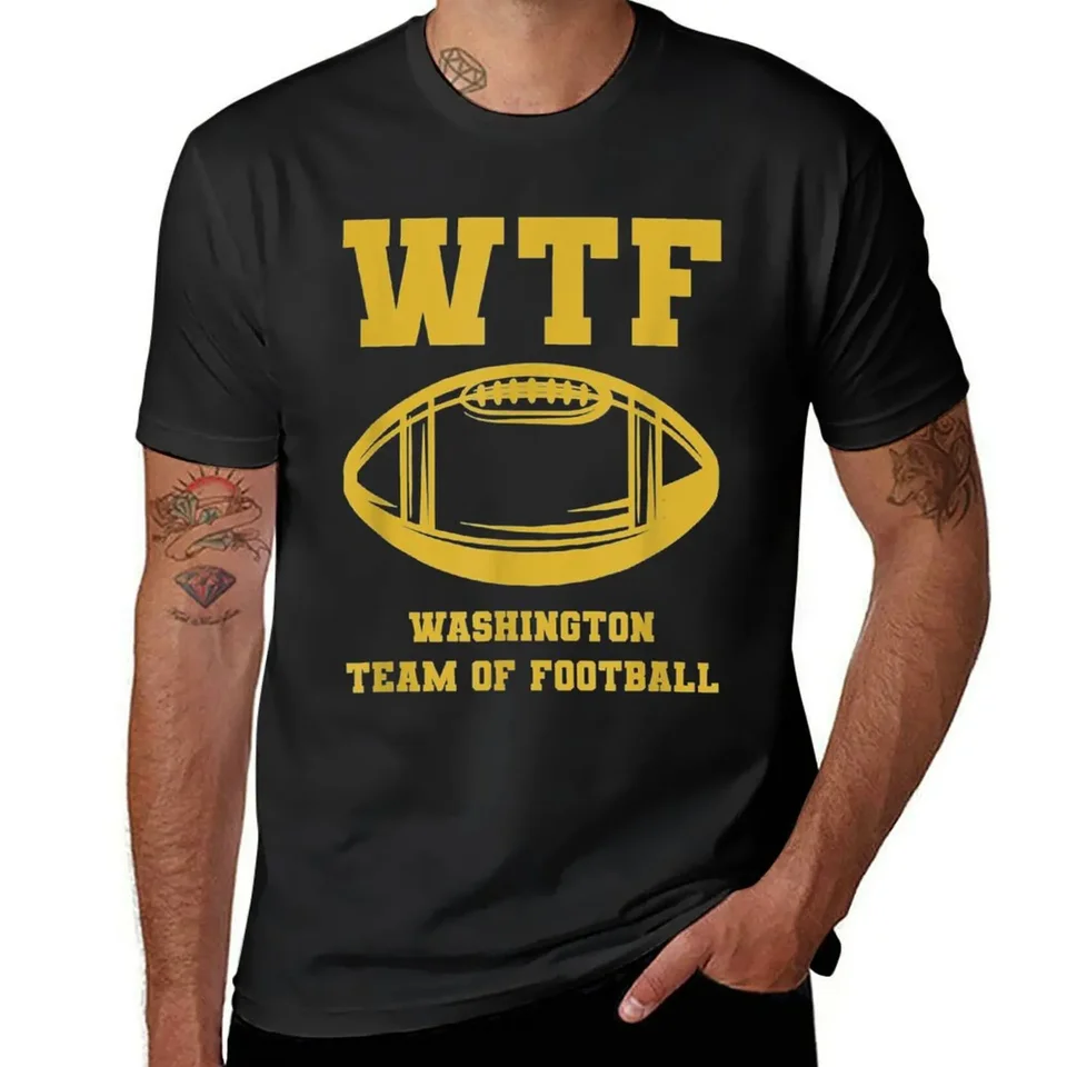 WTF Washington tím futbalového tričku anime tričko pot dizajnérske košele anime figúrky Men Grafické tričká