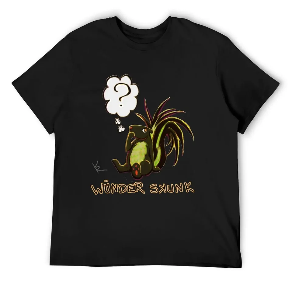 Wunder Skunk Tričko s nadmerne veľkým grafickým tričká