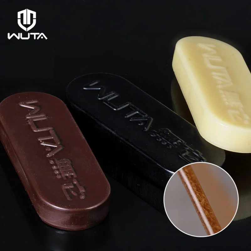 Wuta 1pcs Professinal kožená remeselná hrana leštiaca vosk firma Mill Edge Wax DIY ručne vyrobené spracovanie nástroja mletie 3color k dispozícii