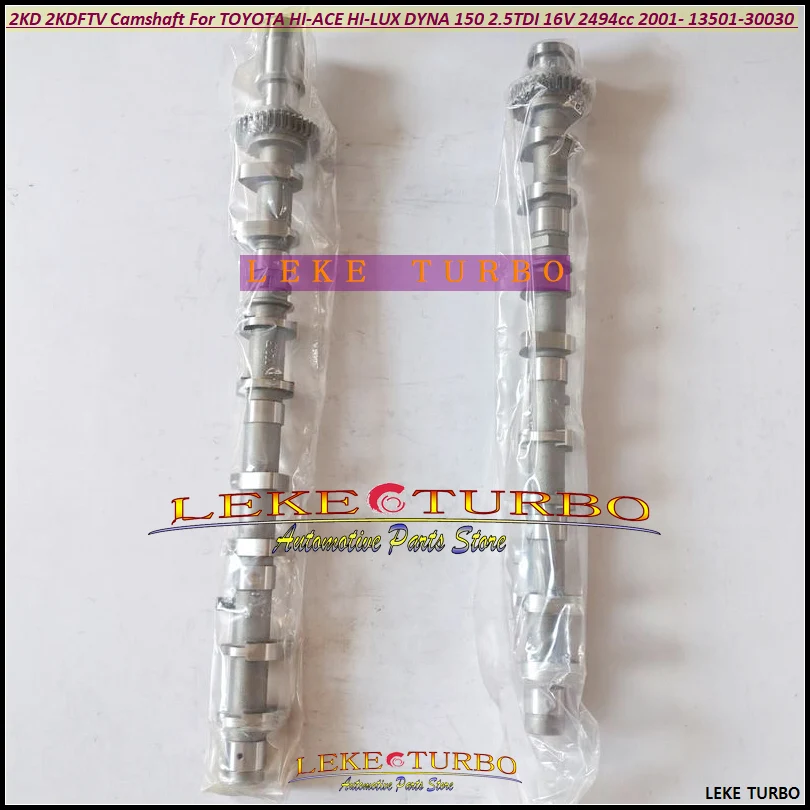 WW 2KD 2KDFTV CAMSHAFT 13501-30030 13501-30040 93160700 93160800 pre Toyota HI-ACE HI-LUX DYNA 150 2,5TDI 16V 2494CC 2001-