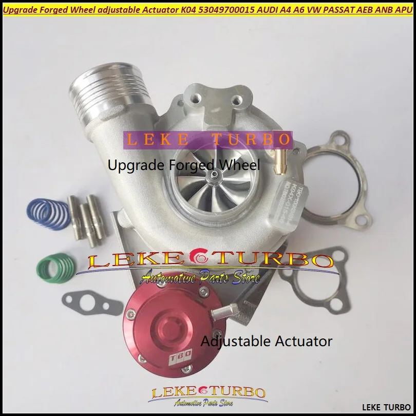 WW Turbo Upgrade Forged Wheel 46 mm nastaviteľný ovládač K04 53049880015 53049700015 pre Audi A6 pre VW Passat AEB ANB APU AWT AVJ