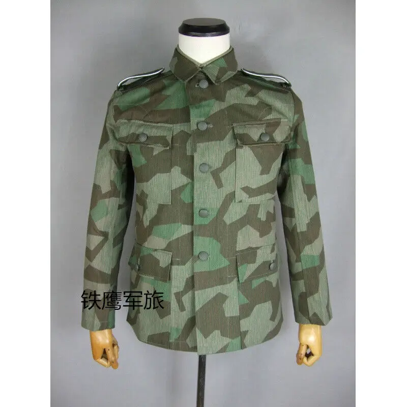 WWII WW2 Nemecko WH M43 Splinter Camo Field TUNIC Reenacting Vojenská uniforma