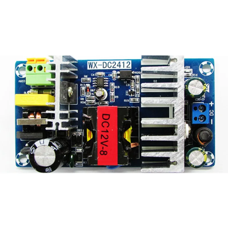 WX-DC2412 AC 110V 220V až DC 12V 8A 100W prepínač napájacieho zdroja