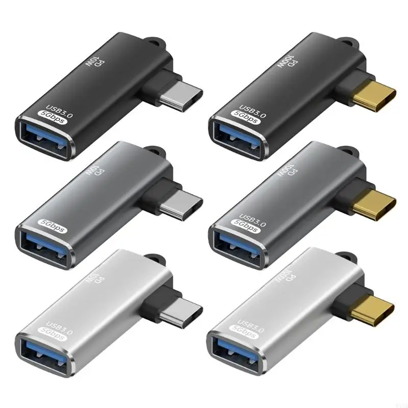 WXTA vysokorýchlostná USB C na USB Converter Rýchle nabíjanie Fit Fit for Tablet pre notebook