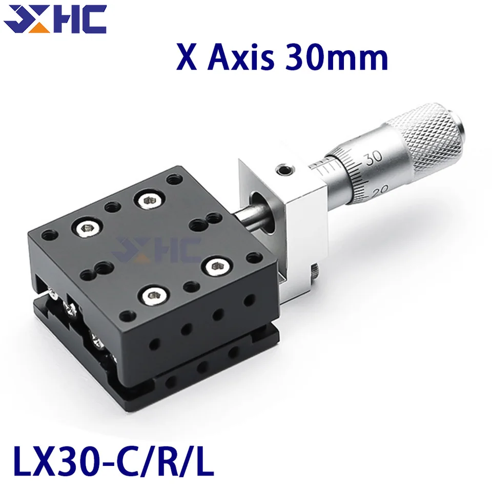 X Axis 30x30mm LX30-L LX30-C LX30-R ORIKÁLNE PLATOCKÁ PLATISA PRÍRUČKA LINEAR FAGES LEASING ladenie Krížový stolík Krížová koľajnica