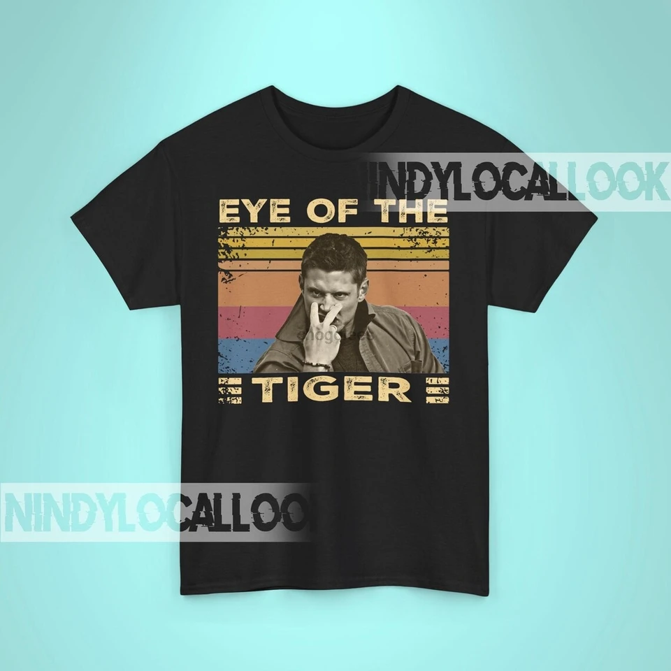 X Dean Winchester Eye of the Tiger Vintage Tir Tirtwie mikiny