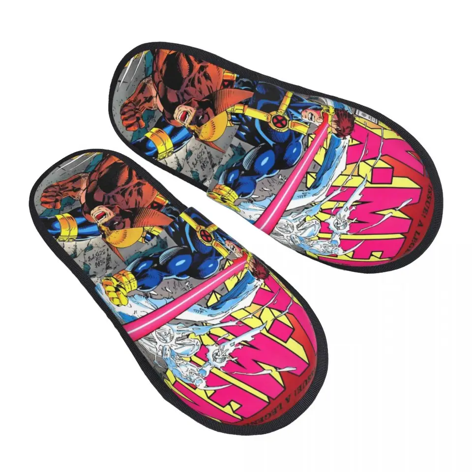 X Man x-Man Marvel Hero Winter Cotton House Plippers Obýva