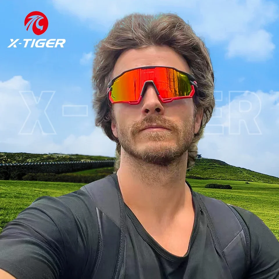 X-tigerové cyklistické okuliare Bike Slnečné okuliare Men Men Spory Sports Mtb Outdoor Goggles Bicykel Ženy Slnečné okulia