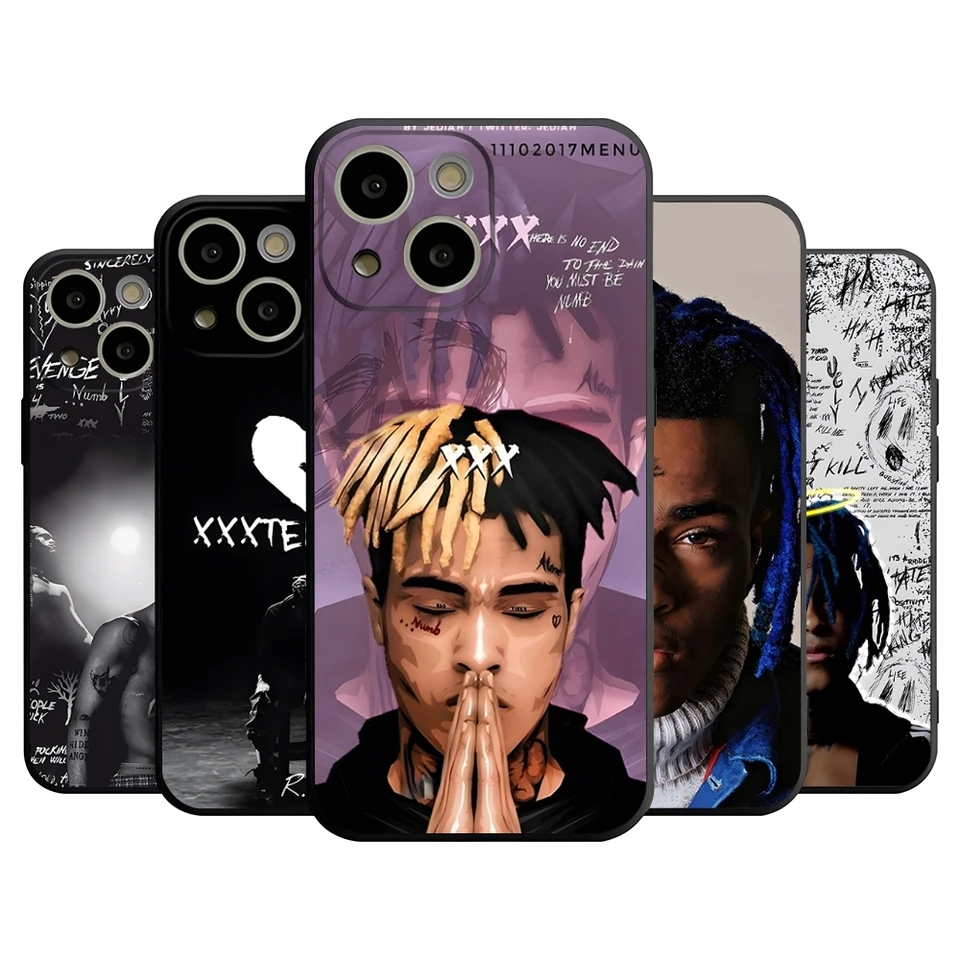 X-xxxtentacion 17 Rapper Telefon Case pre 14 Pro Max pre Apple iPhone 16 15 Po Max 12 Mini 11 13 Pro XR X XS 8 7 Plus zadný kryt