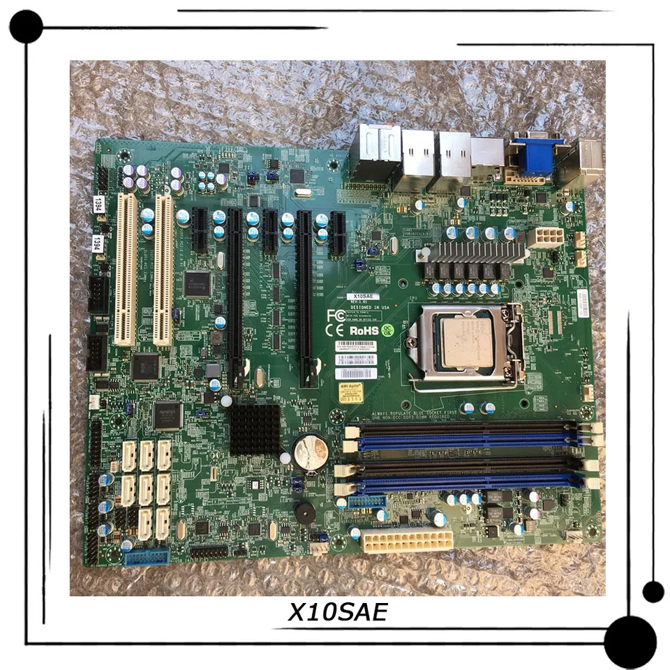 X10SAE pre Supermicro Workstation ATX Základná doska LGA 2011 Intel C226 Podpora E3-1200 V3/V4 DDR3 PCI-E 3,0 100% Testovaná rýchla loď