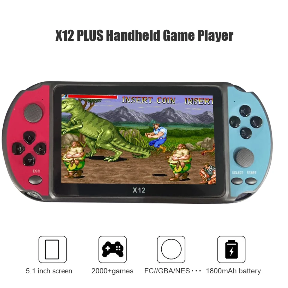 X12 PSP Ručná herná konzola Retro 8GB Player Support 32 GB TF karty