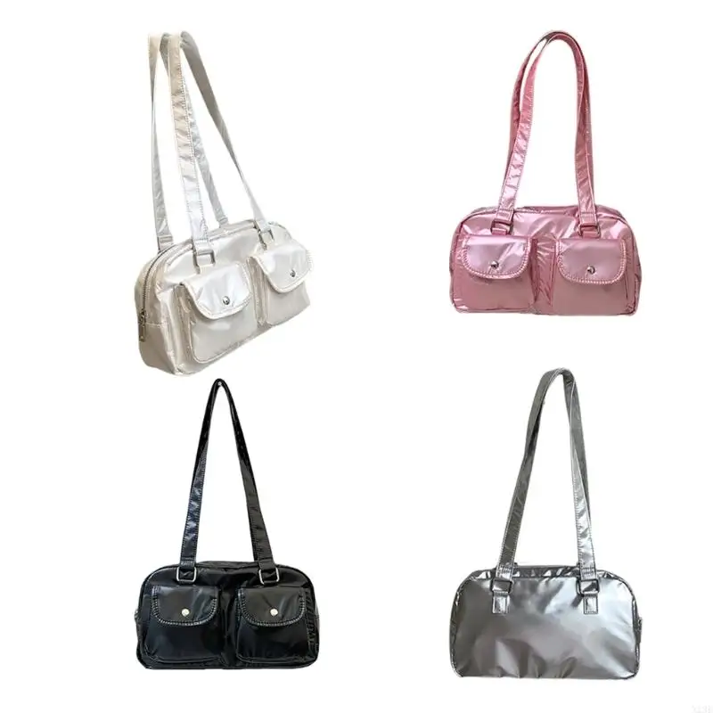 X13E PU Leather CANAGE pre ženy Kórejská podpazušia vrecká s viacerými vreckami na rameno