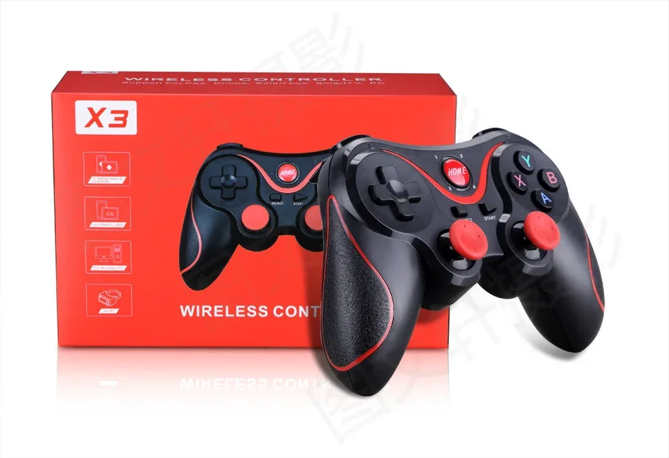 X3 Wireless Bluetooth Controller GamePads Dual Classic Joystick for iOS Android GamePad Windows PC TV Box