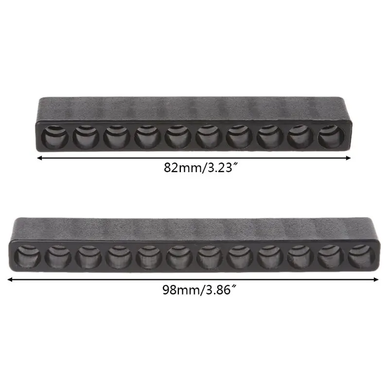 X37E 12 jamiek HEX BIT BIT Organizátor Kit Screwdriver Bit držiak plastová hex hexová drievka vŕtačka bit bit ukladacie puzdro na šetrenie priestoru domov